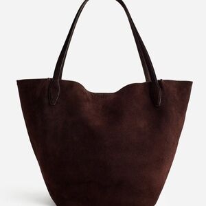 Madewell Shopper Tote in Soft Grain Suede - LIKE NEW